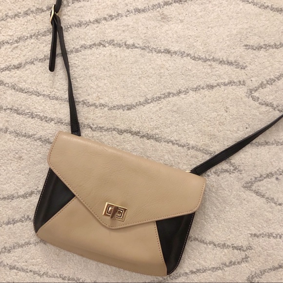 Talbots Handbags - Talbots Leather Envelope Crossbody Bag